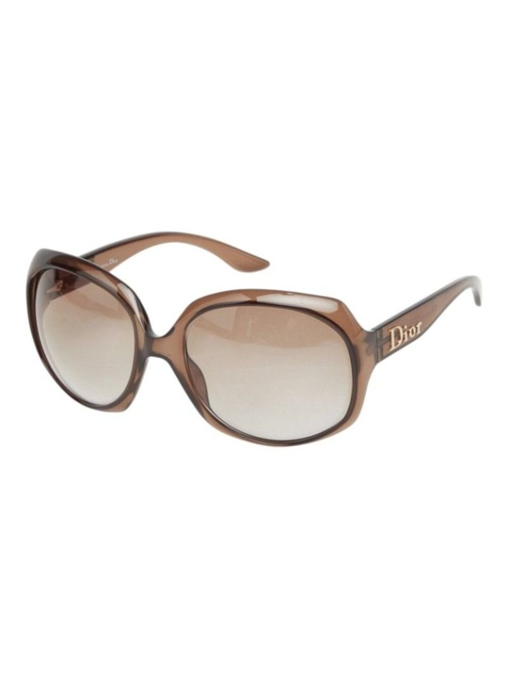Dior Logo Sunglasses Brown Acetate Eyewear